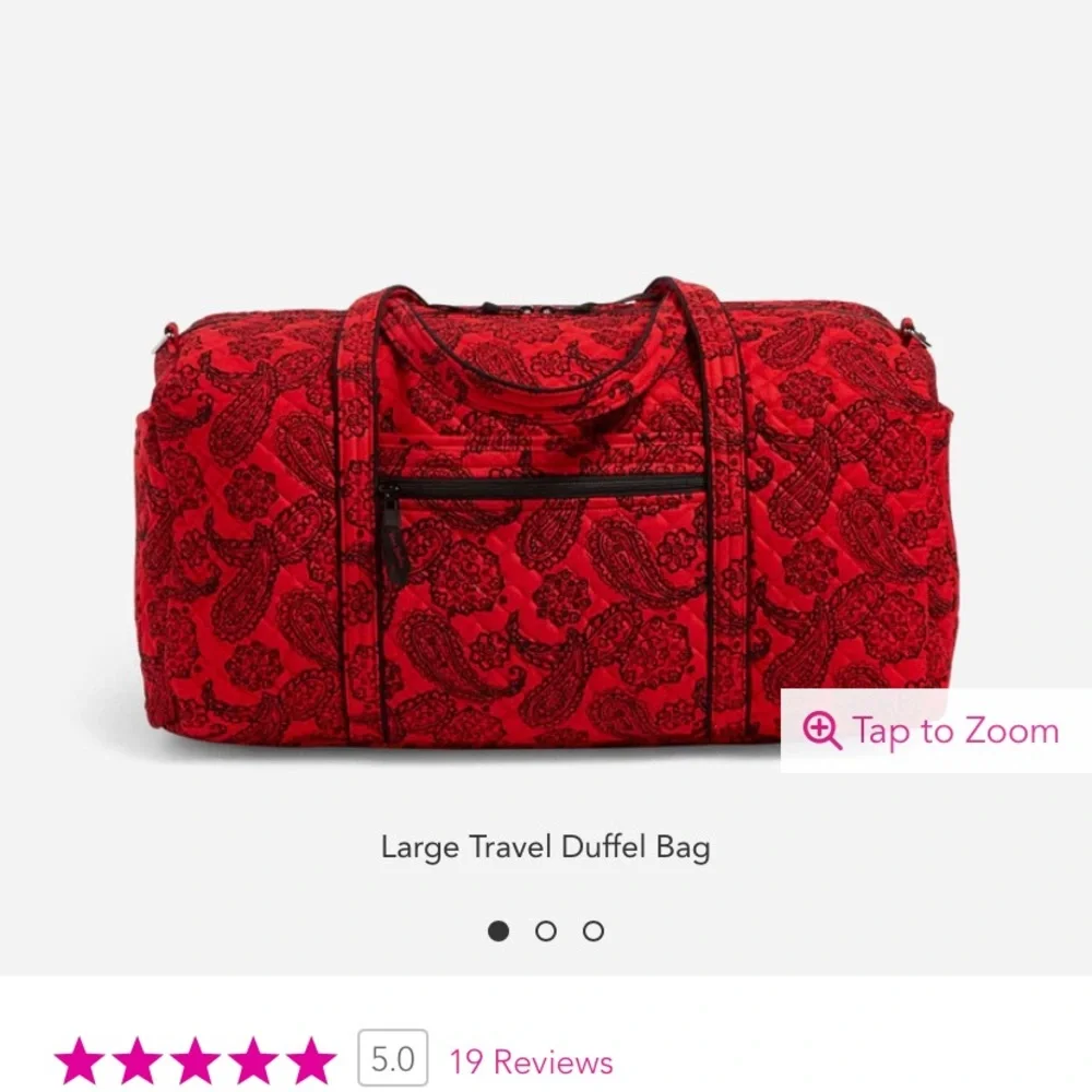 VB Large Travel Duffle NWT